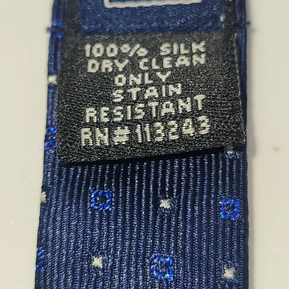 THE TIE BAR Blue Dots Men's Tie